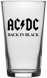 Bierglas - Back in Black - klar - Lizenziertes Merchandise! - None - unisex