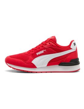 Sneakers rosse e bianche in mesh ST Runner v4 Mesh Jr 37