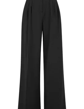 Stoffhose - Ladies Wide Leg Pants - 27 bis 32 - für Damen - Größe 30 - schwarz - Frauen - female - Urban classics - FashionsVida