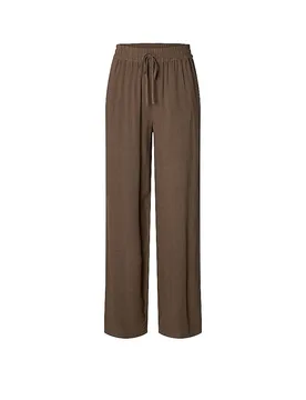 Pantalon Marlene SLFVIVA-GULIA marron 42 - Selected Femme - FashionsVida
