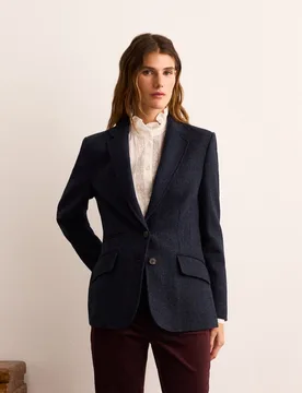 Blazer lana mujer con coderas - Lloyd's - FashionsVida
