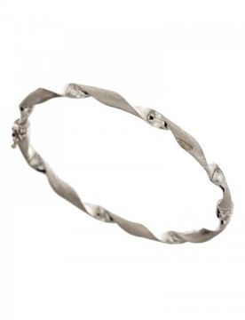 Bracciale rigido donna in oro bianco 803321728653