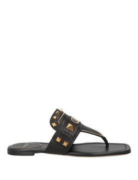 Sandalias de dedo Mujer Negro 36 Mujer