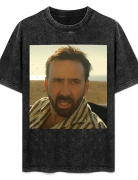 Nic Cage Meme T-Shirt Large Size Soft Cotton T-Shirt - Aliexpress - FashionsVida