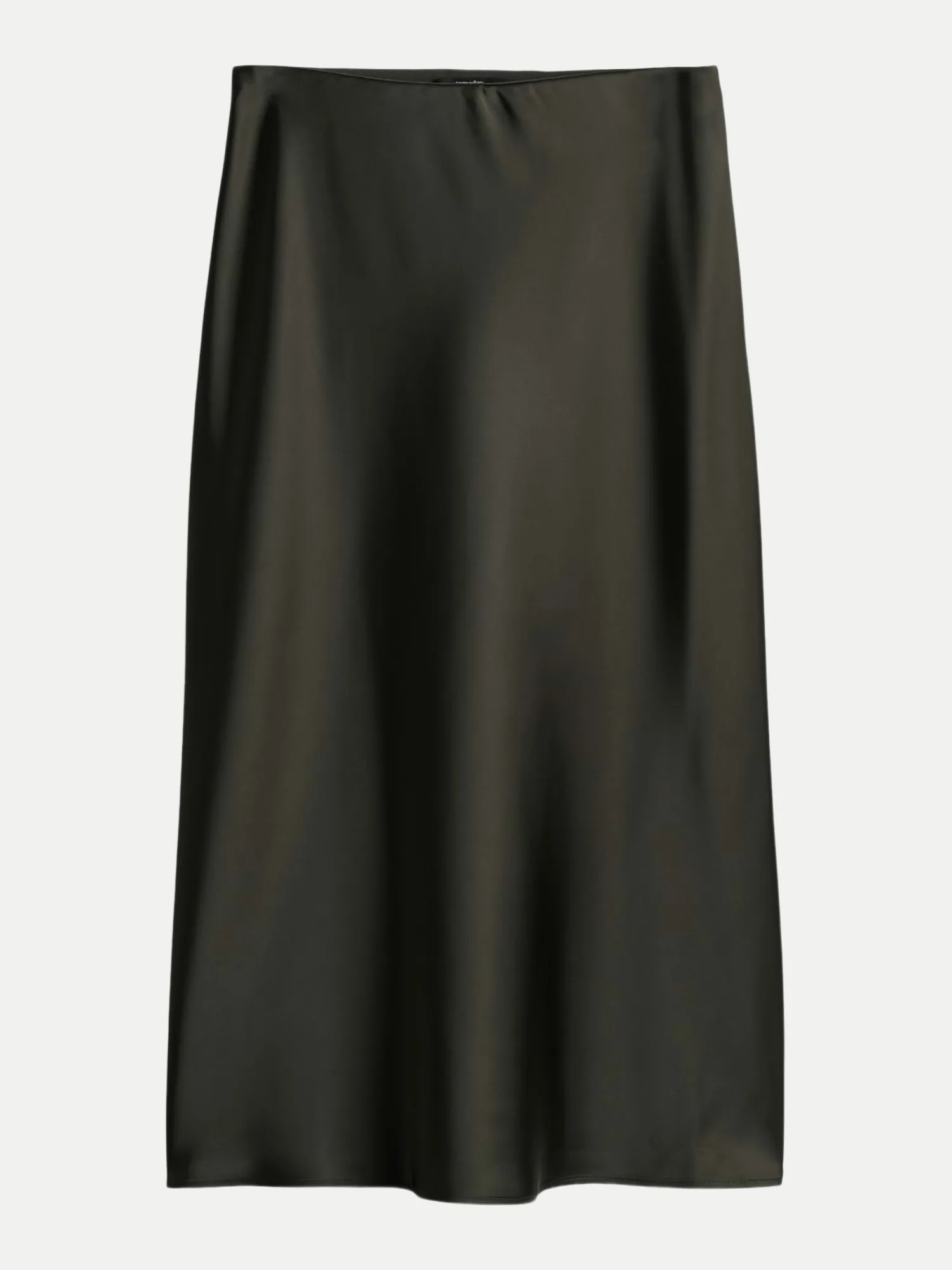 Midi-Satinrock Odini Sleek Schwarz 40 - someday - FashionsVida