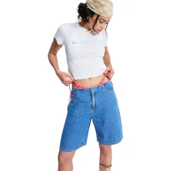 Pantalón corto vaqueros de mujer Cool Girl Longline