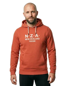Sweat à Capuche 26an320 Red Tide Melange L Homme