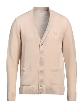 MAISON KITSUNÉ Strickjacke Herren Beige XXL Herren - Maison Kitsuné - FashionsVida