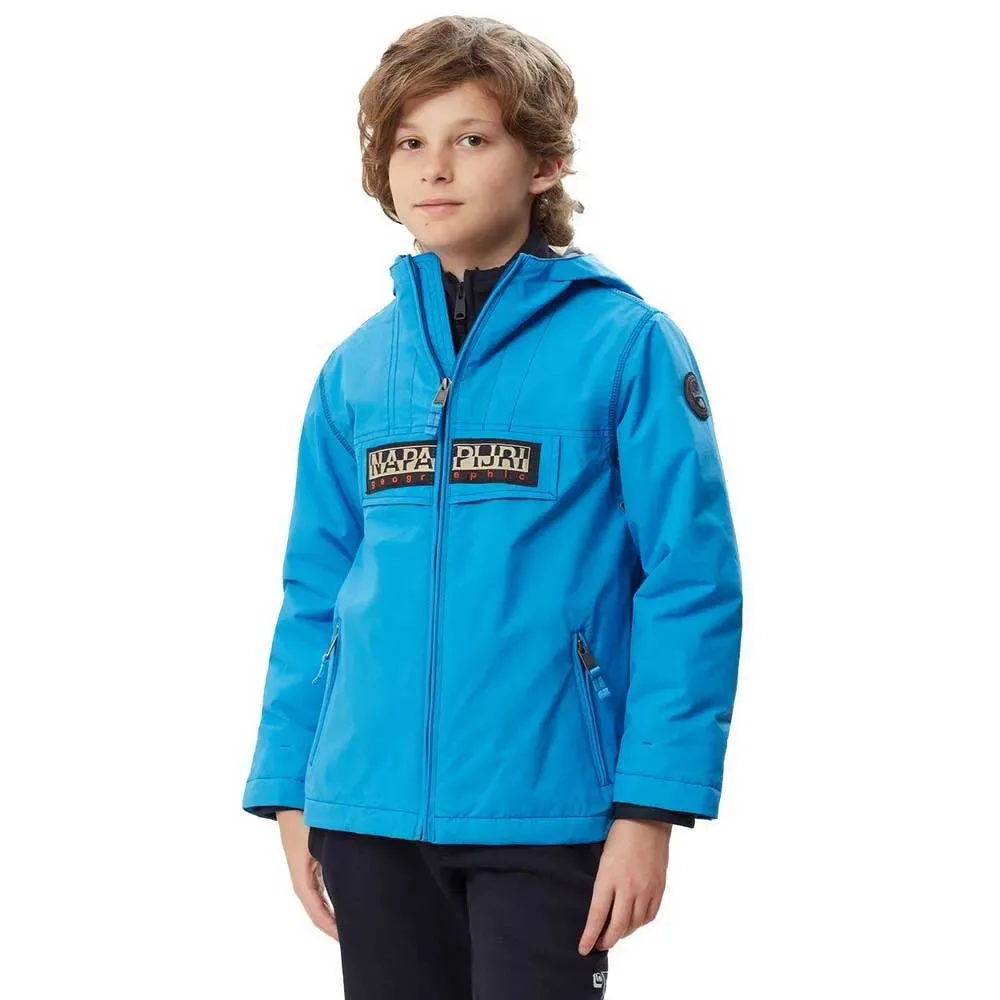 Veste Rainforest Open 1 Navy Blue 10 Années Garçon - Napapijri - FashionsVida