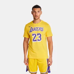 NBA Herren T-Shirts - Gelb - Größe M - Baumwoll-Jersey Yellow M