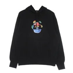 Felpa Cappuccio Uomo Pop Shrooms Hoodie Flint Black