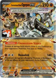 Pokemon SV Twilight Masquerade 112/167 Cornerstone Mask Ogerpon ex (Prize Pack League Promo)