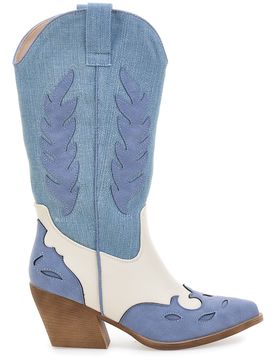 Stivaletti Texani Jeans e Beige Café Cost Q25S6 38