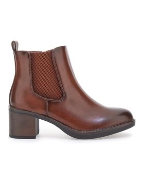 Stivaletti camel con Tacco YDLHQ05 40