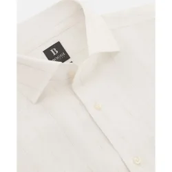 Camisa de lino regular fit