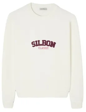 Sweat-shirt Classic Ecru L - Silbon - FashionsVida