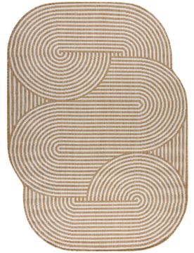 Teppiche Organic 1835 Sisalteppich Geometrisch Ecru / Natur 120x170 Cm 120x170 Cm