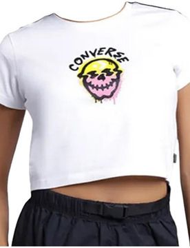 T-Shirt T-Shirt Spray Paint Skull Coton 100% Eu S;Eu L Female