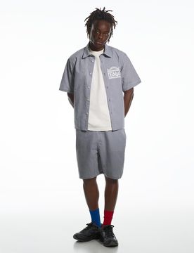 Bermuda Relaxed Fit Aries X M Gris Foncé
