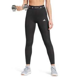 Techfit Stash Pocket Full-length Leggings Women Leggings - Black - Size M - Poly Mesh - Black - Size: Medium