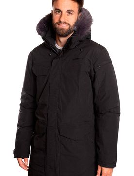 Murakka termic chaqueta impermeable insulada hombre Negro (XL)