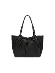 Bolso de cuero - Bolso Hobo CLOUD II Mediano negro