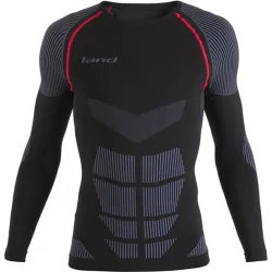 Camiseta térmica de hombre Black Silver