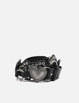 Macu belt with heart-shaped details / 90