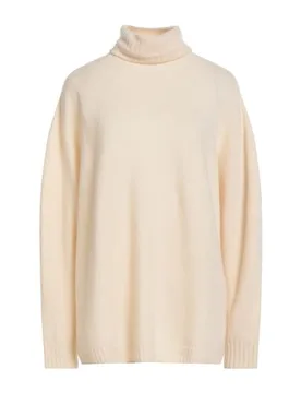 Rollkragenpullover Damen Elfenbein XS Damen - Alysi - FashionsVida