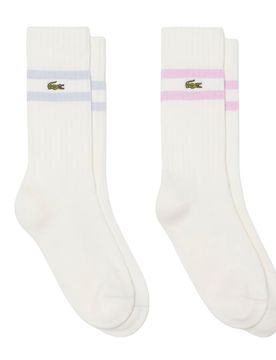 Socken aus gerippter Baumwolle (2 Paar) - Socken - weiss - Unisex - Size: 43-46