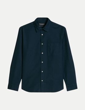 Marc O' Polo mit kleinem Karomuster Blau XL