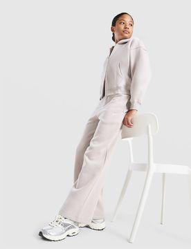 Girls' Studio Fleece Wide Leg Jogginghose Kinder, Beige - unisex - Size: 12-13Y