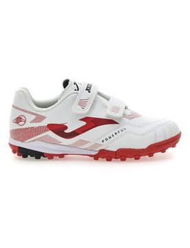 Scarpe da Calcetto Bianche e Rosse Powerfull Jr 2502 Turf 29