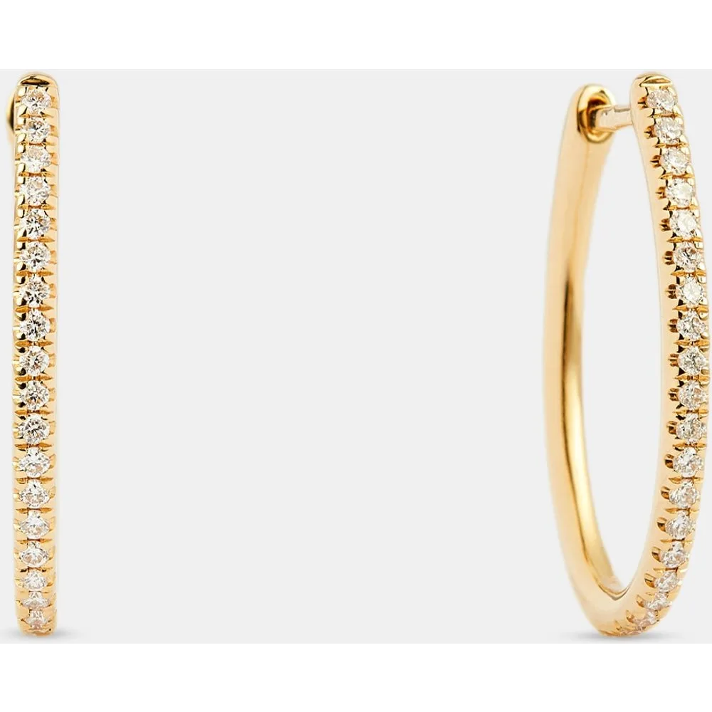 Pendientes de oro y diamantes - El Corte Inglés - FashionsVida