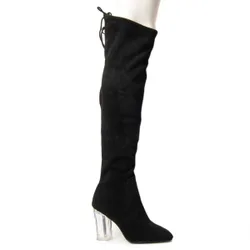 Womens Heel Boot Botalan18 In Black Material_textile - Size Eu 39