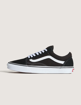 Scarpe old skool uomo nero-bianco