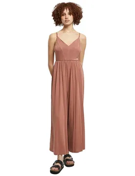 Tuta Senza Maniche Modal Spaghetti Terracotta 4XL