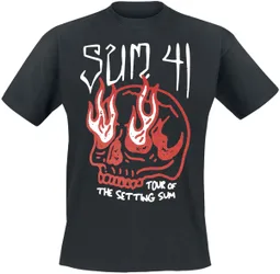 T-Shirt - Skull - Tour Shirt 2024 - S bis XXL - für Männer - Größe L - schwarz - Lizenziertes Merchandise! - Männer - male
