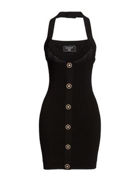 Mini-Kleid Damen Schwarz 34,36,38 Damen