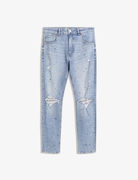 Jeans Déchirés 34 Bleu Clair