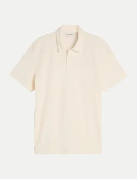 Frottee-Poloshirt Beige XXL - Tom Tailor Casual - FashionsVida
