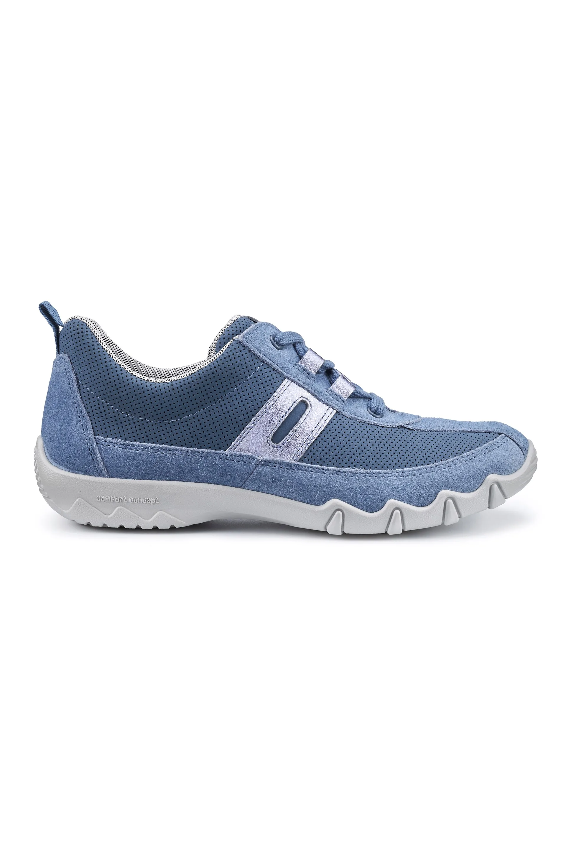 Leanne II Women's Regular Fit Suede Trainer - - Size: 5 - Hotter - FashionsVida