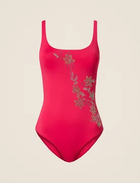 Maillot de bain une pièce avec cabochons - TWINSET - FashionsVida