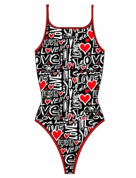 Love 2012 Thin Strap Swimsuit Multicolor 3-4 Years Girls - TURBO - FashionsVida