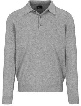 XXL Polo-Pullover, uni male