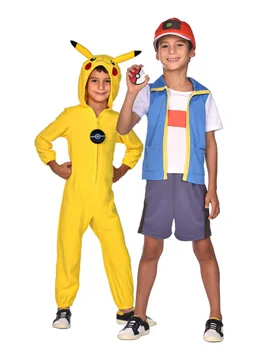 Pokemon Paarkostüm Ash und Pikachu - BCI - FashionsVida