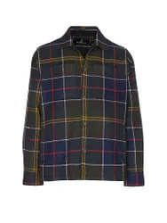 Overshirt dunkelgrün M herren