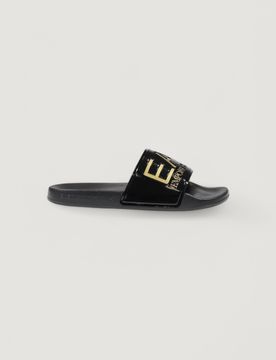 Herren Pantolette Schwarz 483031