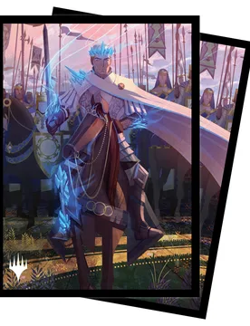 MTG Wilds of Eldraine Deck Protector Sleeves featuring Will, Scion of Peace (100) - Ultra PRO - FashionsVida