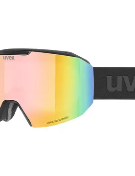 Lunettes De Ski Evidnt Attract S Matt Black Mirror Rainbow Variomatic Clear/CAT1-3+Contrastview Yellow Clear/CAT1